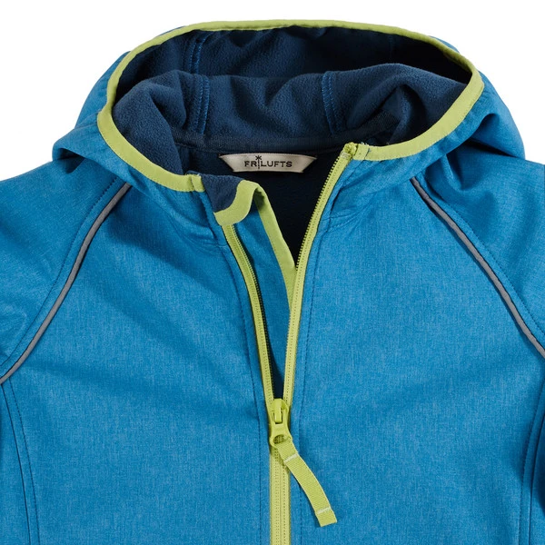 FRILUFTS ALKMAAR HOODED COAT Kinder Softshelljacke DARK BLUE 4 FRILUFTS ALKMAAR HOODED COAT Kinder Softshelljacke DARK BLUE – Bild 4