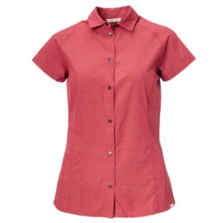 FRILUFTS KEA SHIRT Damen Outdoor Bluse EARTH RED