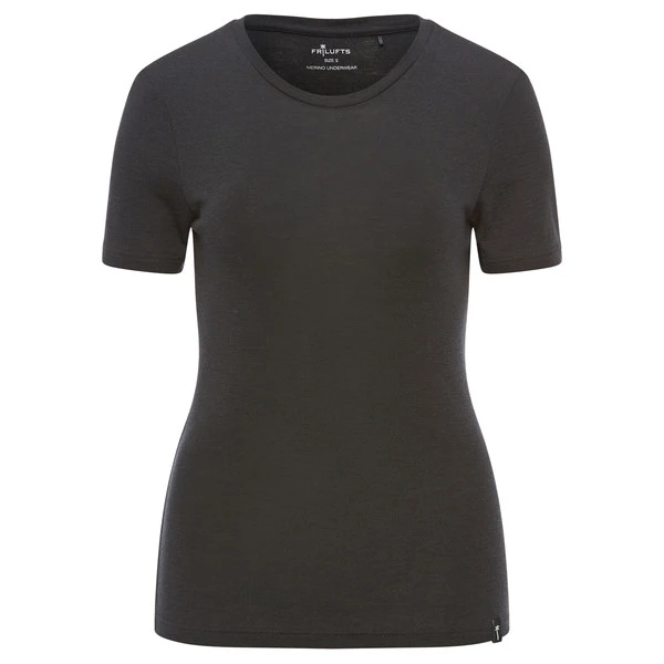 FRILUFTS NOLSOY T-SHIRT Damen Funktionsshirt CAVIAR 1 FRILUFTS NOLSOY T-SHIRT Damen Funktionsshirt CAVIAR