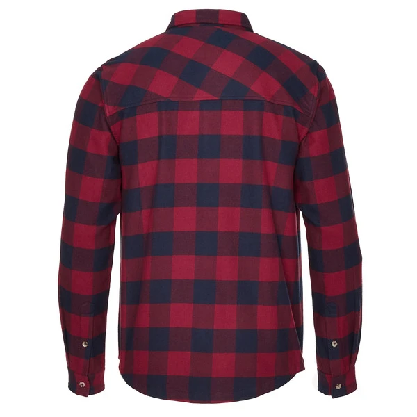 FRILUFTS TINNAHINCH L/S SHIRT Herren Outdoor Hemd CABERNET/DARK SAPPHIRE CHECKED 2 FRILUFTS TINNAHINCH L/S SHIRT Herren Outdoor Hemd CABERNET/DARK SAPPHIRE CHECKED – Bild 2