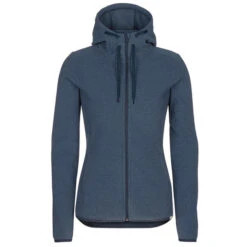 FRILUFTS STIERVA HOODED FLEECE JACKET Damen Fleecejacke BERING SEA