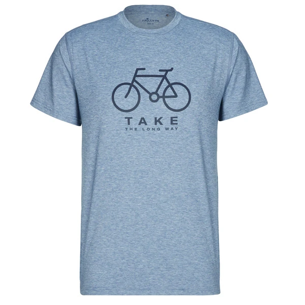 FRILUFTS BITONTO PRINTED T-SHIRT Herren Funktionsshirt DARK BLUE BIKE 1 FRILUFTS BITONTO PRINTED T-SHIRT Herren Funktionsshirt DARK BLUE BIKE