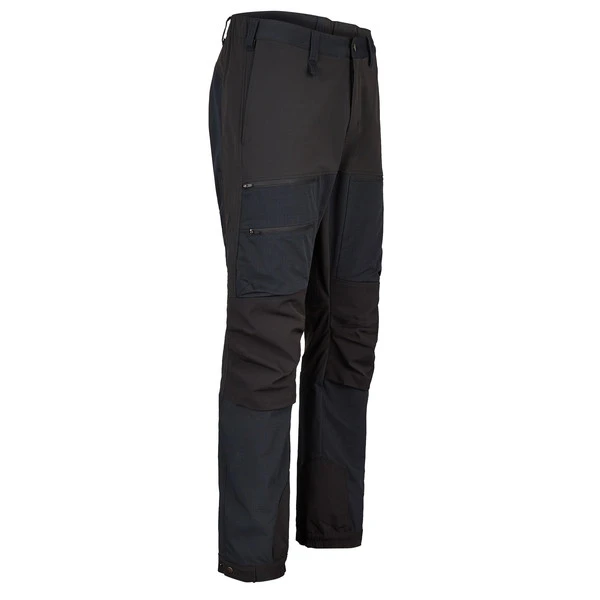 FRILUFTS ARES TREKKING PRO PANTS Herren Trekkinghose JET BLACK 2 FRILUFTS ARES TREKKING PRO PANTS Herren Trekkinghose JET BLACK – Bild 2