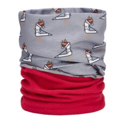 FRILUFTS TAKAKKAW X-MAS FLEECE TUBE Unisex Schal AURA ORANGE XMAS SEAGUL FAIRY