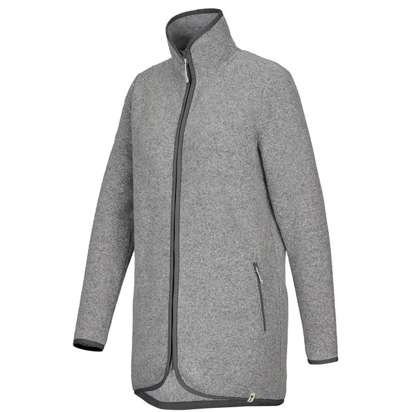 FRILUFTS REILA KNITTED FLEECE LONGJACKET Damen Fleecejacke SMOKED PEARL 2 FRILUFTS REILA KNITTED FLEECE LONGJACKET Damen Fleecejacke SMOKED PEARL – Bild 2