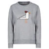 FRILUFTS OMAUI PRINTED SWEATER Damen Sweatshirt SMOKED PEARL SEAGULL CLASSIC